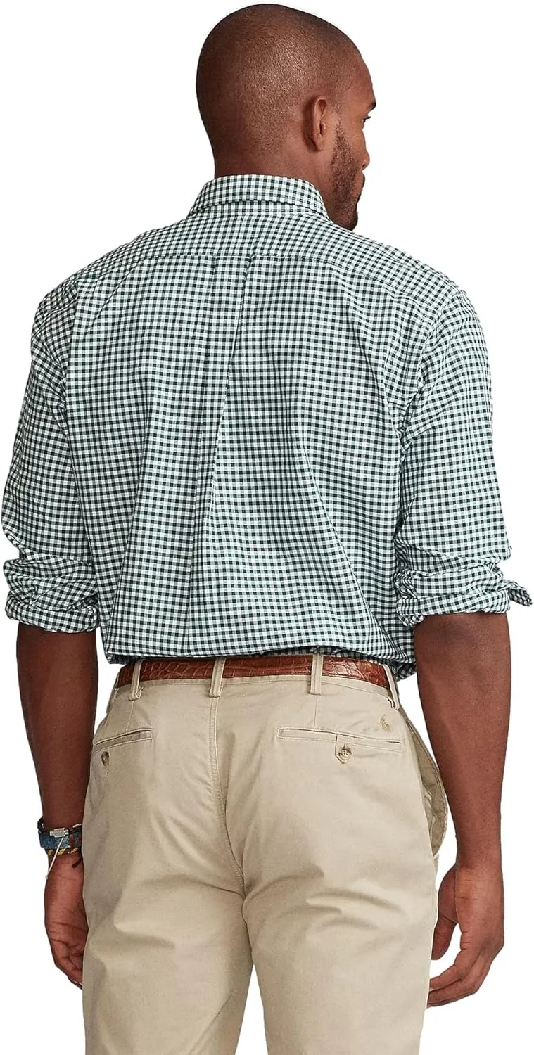 POLO RALPH LAUREN Men's Big and Tall Long Sleeve Button Down Oxford Shirt