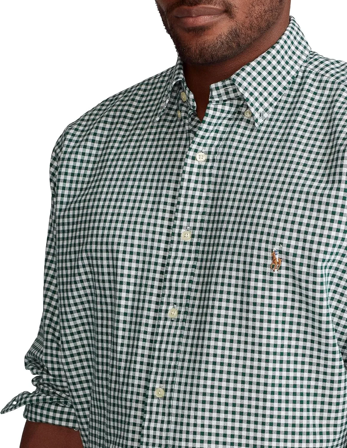 POLO RALPH LAUREN Men's Big and Tall Long Sleeve Button Down Oxford Shirt