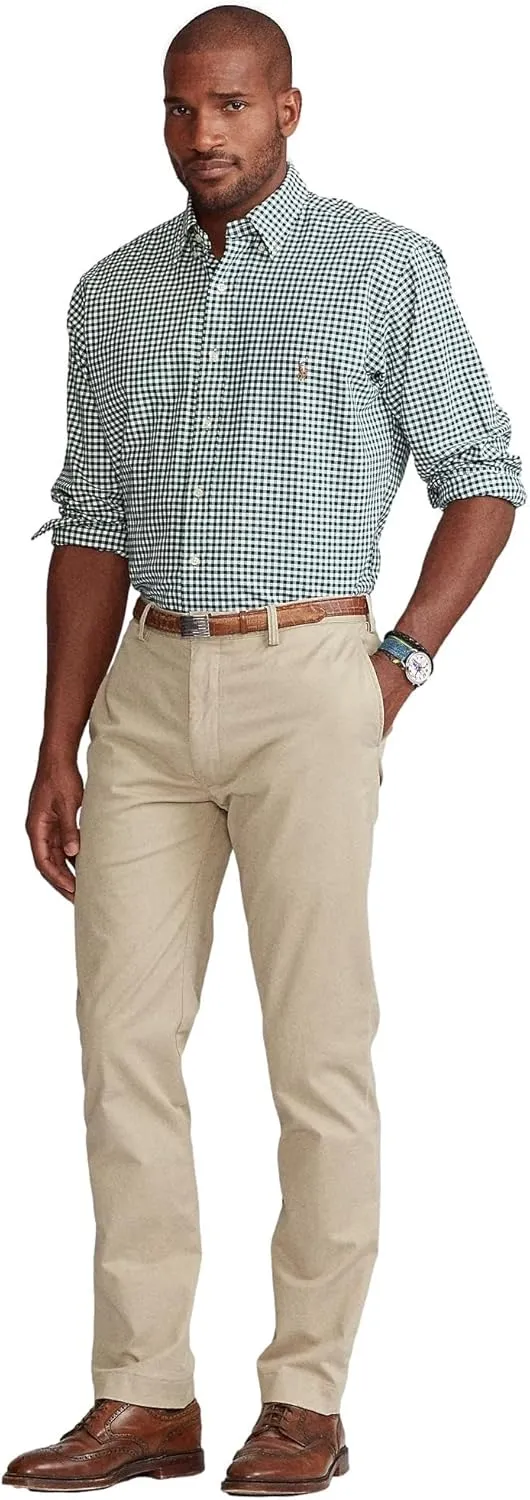 POLO RALPH LAUREN Men's Big and Tall Long Sleeve Button Down Oxford Shirt