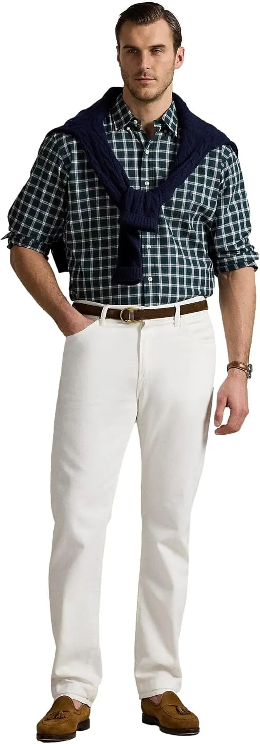 POLO RALPH LAUREN Men's Big and Tall Long Sleeve Button Down Oxford Shirt