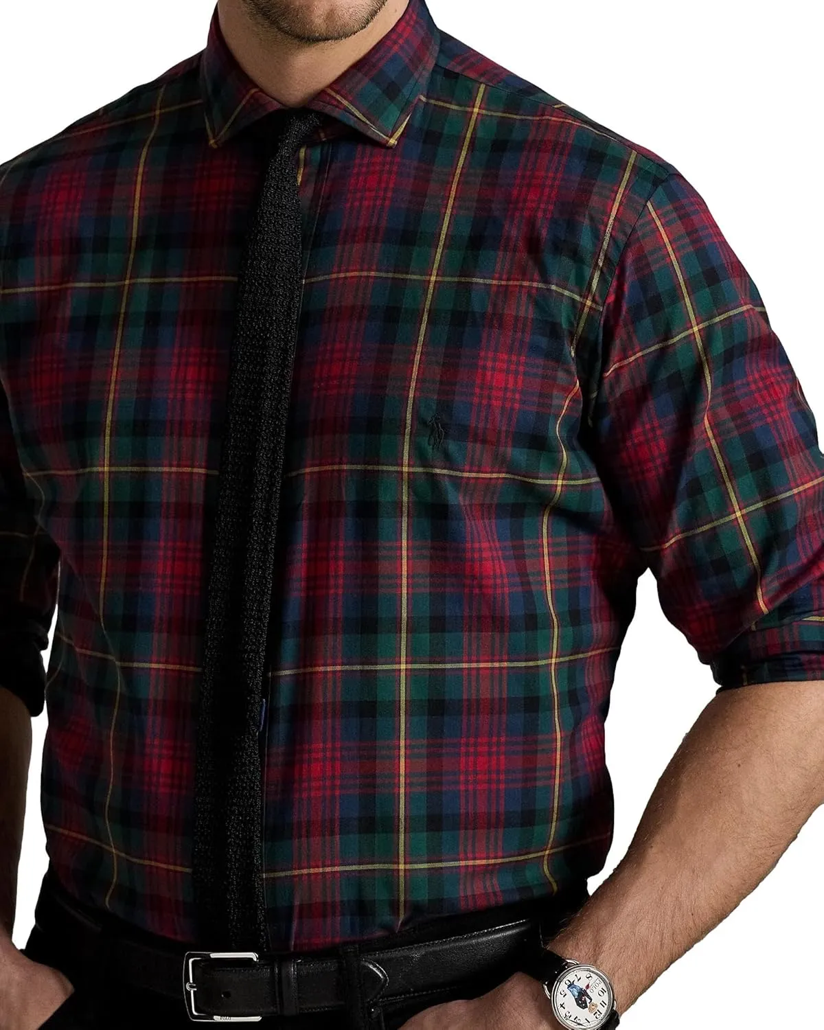 POLO RALPH LAUREN Men's Big and Tall Long Sleeve Button Down Oxford Shirt