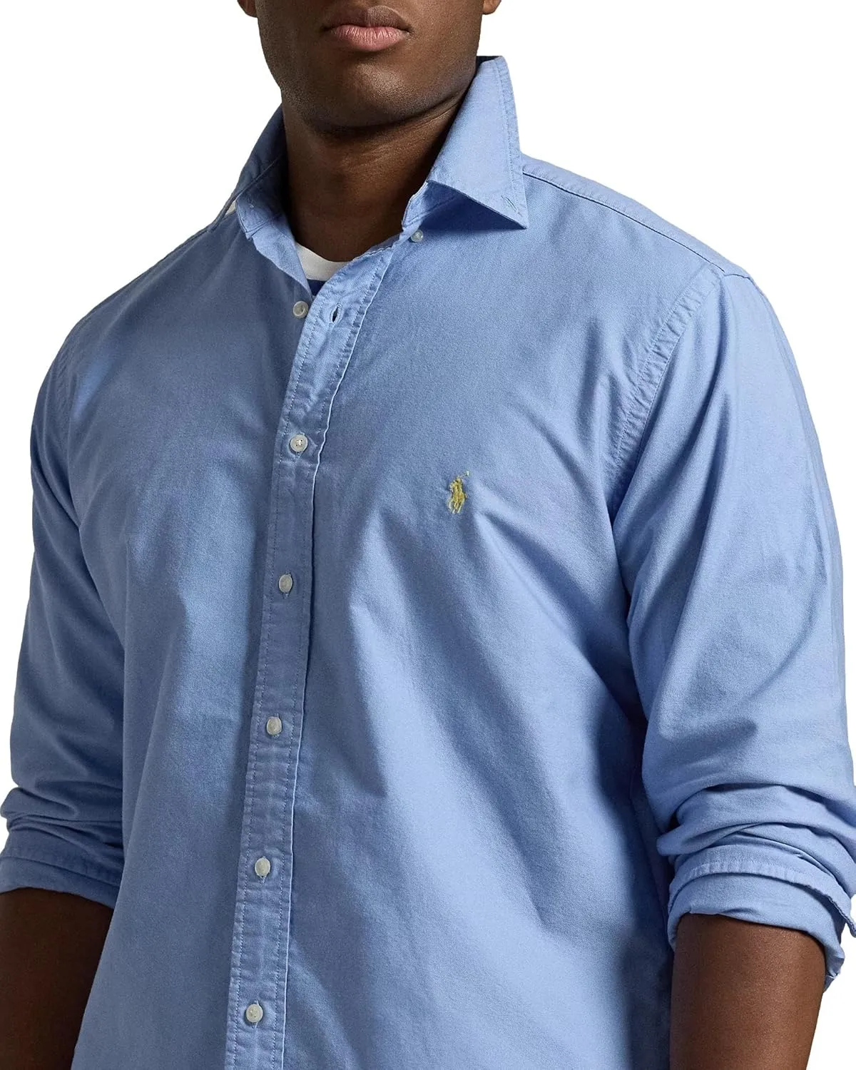 POLO RALPH LAUREN Men's Big and Tall Long Sleeve Button Down Oxford Shirt