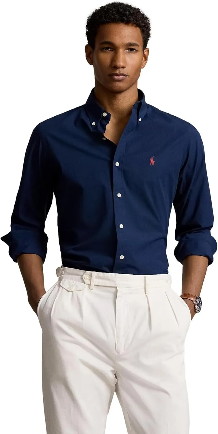POLO RALPH LAUREN Men's Classic Fit Poplin Sport Shirt