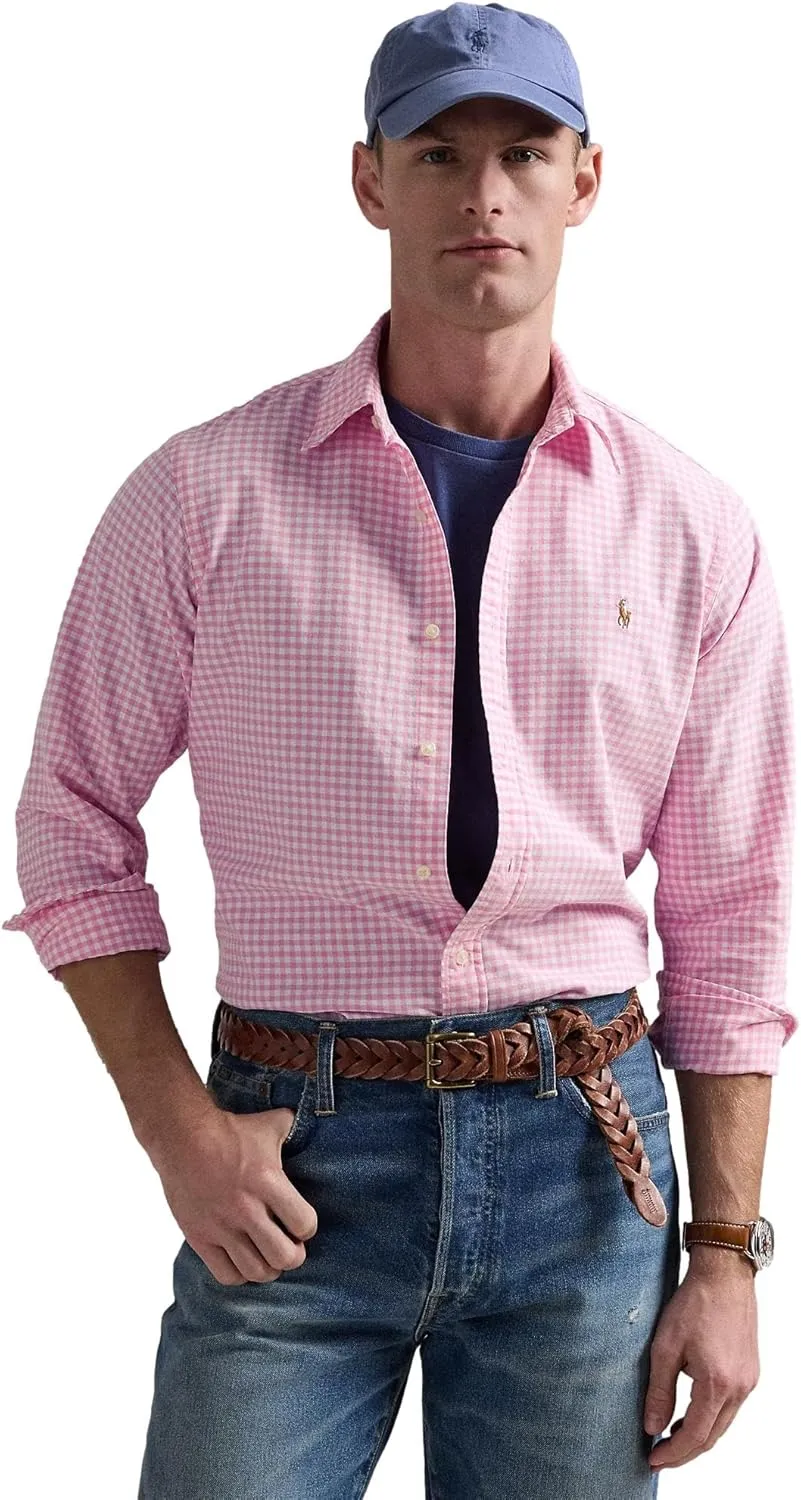 POLO RALPH LAUREN Men's Classic Oxford Long Sleeve Sport Shirt