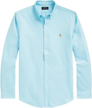 POLO RALPH LAUREN Men's Long Sleeve Slim Fit Oxford Button Down Shirt