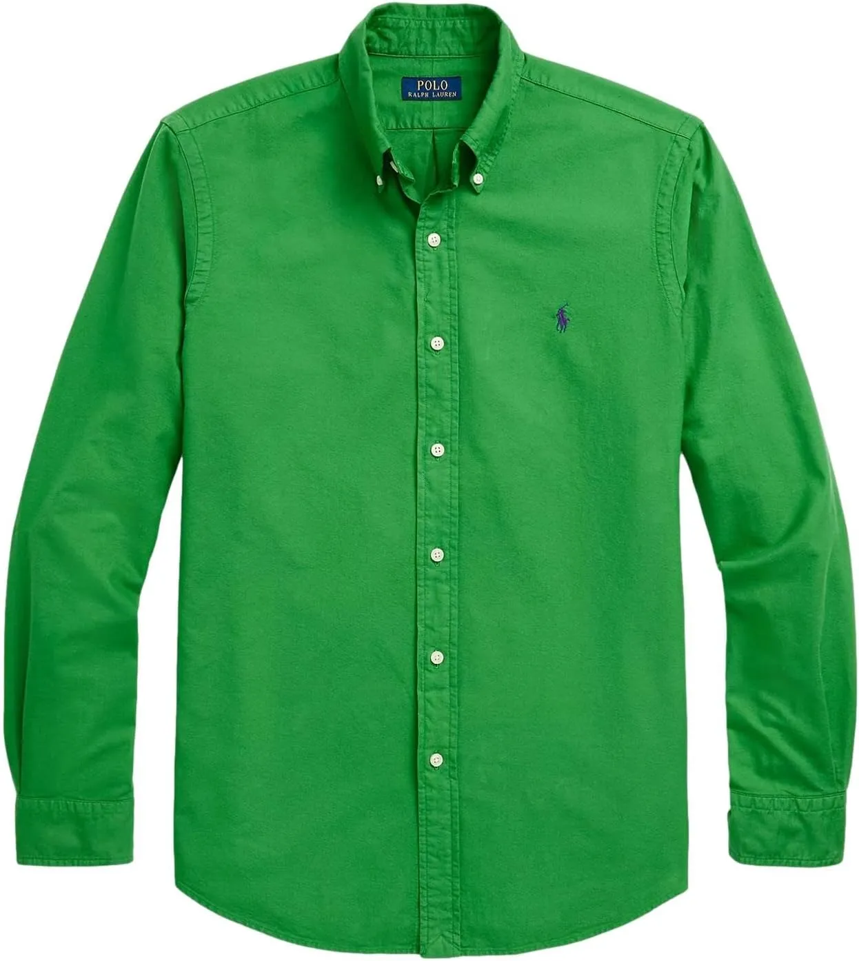POLO RALPH LAUREN Men's Long Sleeve Slim Fit Oxford Button Down Shirt
