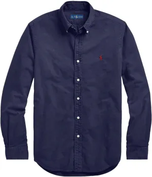 POLO RALPH LAUREN Men's Long Sleeve Slim Fit Oxford Button Down Shirt