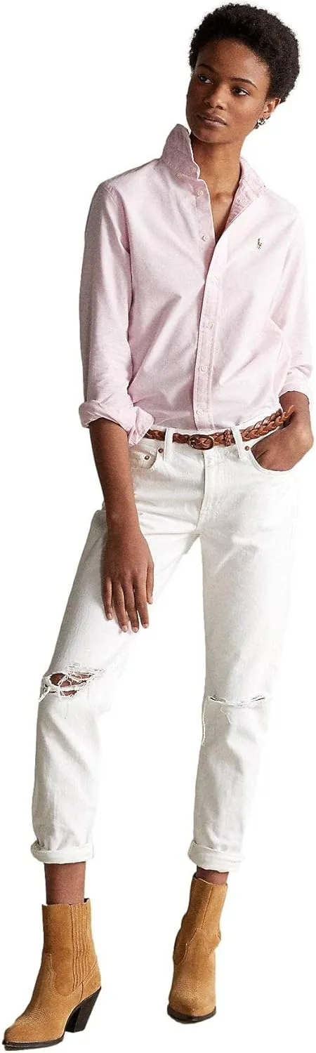 POLO RALPH LAUREN Women's Oxford Classic Fit Button Down Shirt