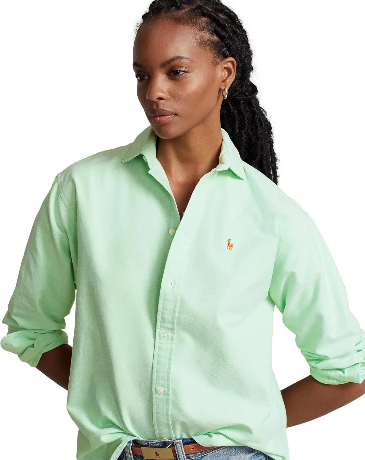 POLO RALPH LAUREN Women's Oxford Classic Fit Button Down Shirt