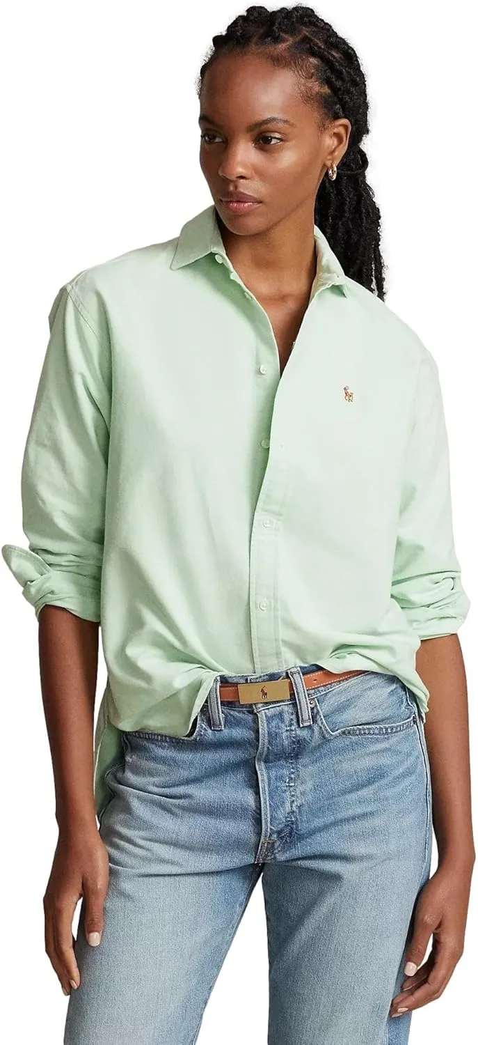POLO RALPH LAUREN Women's Oxford Classic Fit Button Down Shirt
