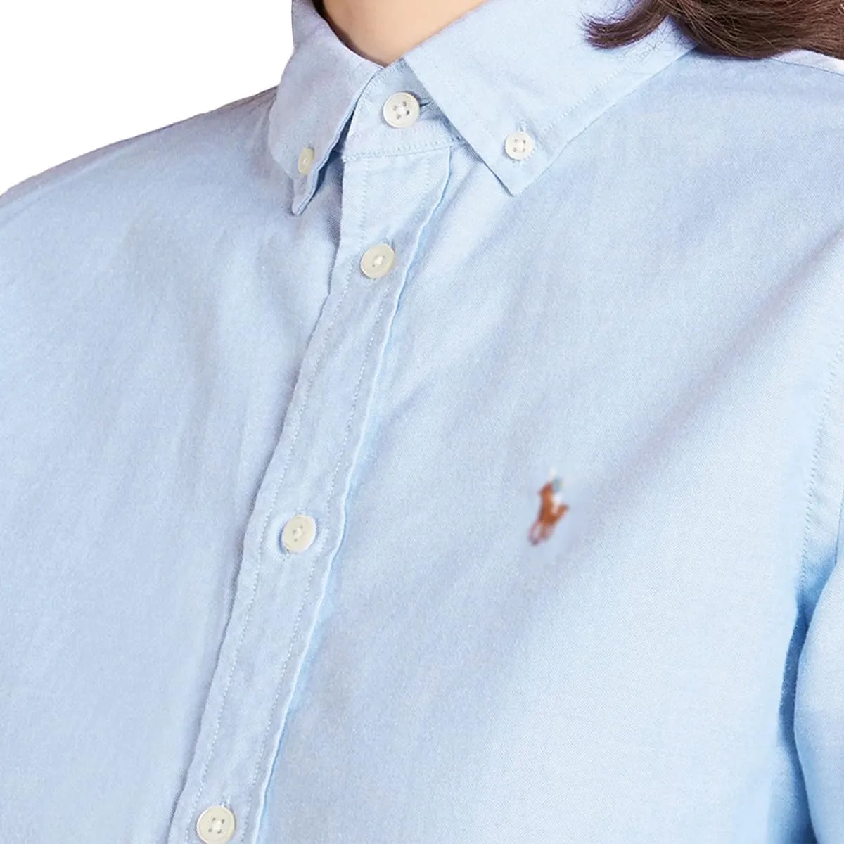 Polo Women's Classic Fit Long Sleeve Button Down Oxford Shirt