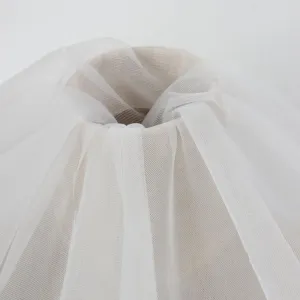 Power Corset Mesh Fabric, Non Stretch Mesh Net for Transparent Corset Base, Couture Dress, Wedding, Prom Gown,Pre-Cut 5 Yards Long 60" Wide (Off White, 5 Yard pre Cut)