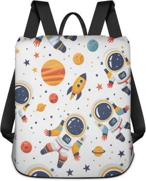 Proficient Astronaut Anti-Theft Rucksack Fashion Backpack Travel Shoulder Bag Lightweight Waterproof Daypack Casual Backpacks For Women Men