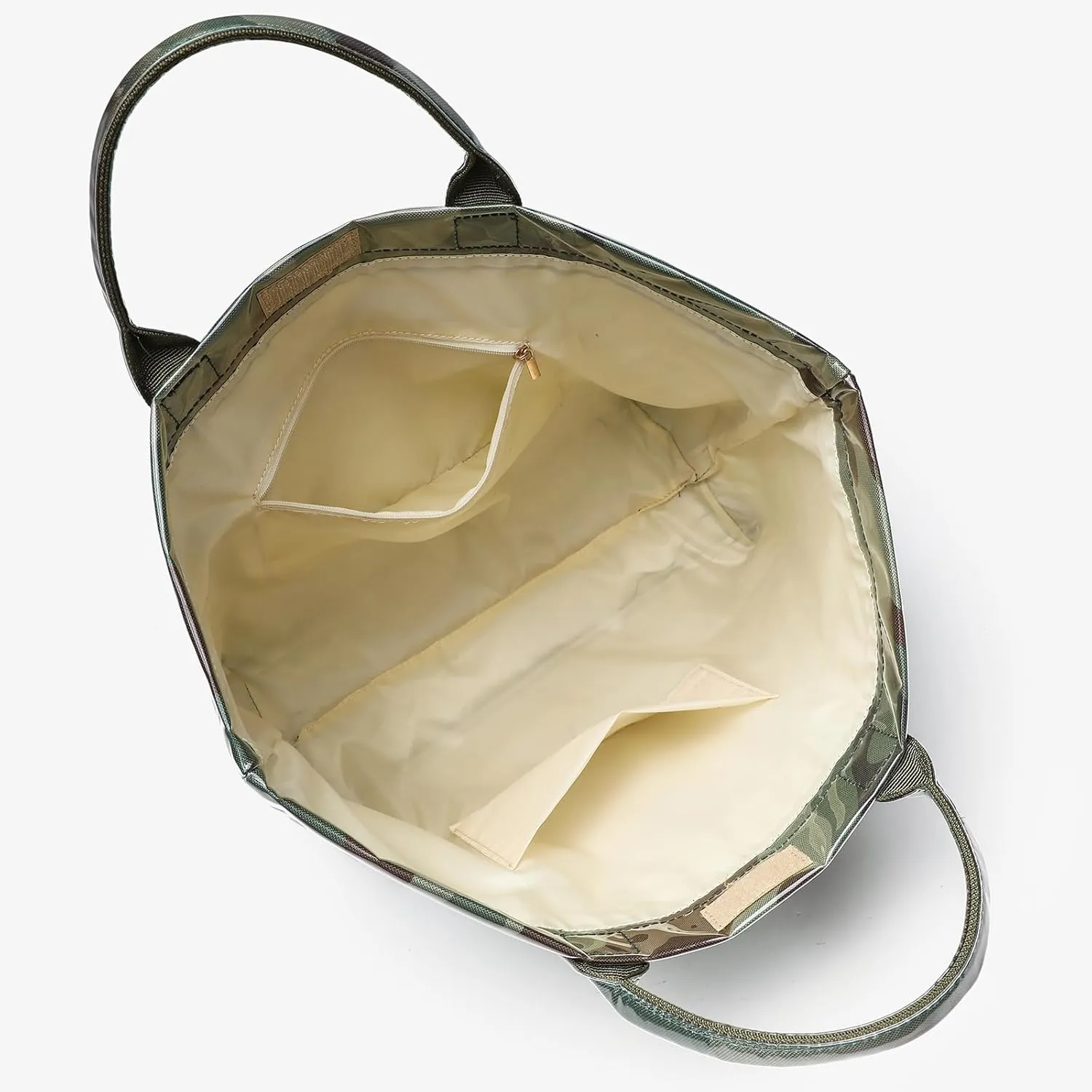 PVC Clear Tote Bag for Women, Large Plastic Tote Beach Bag, Kraft Paper Hobo Handbag Purse with Top Handle