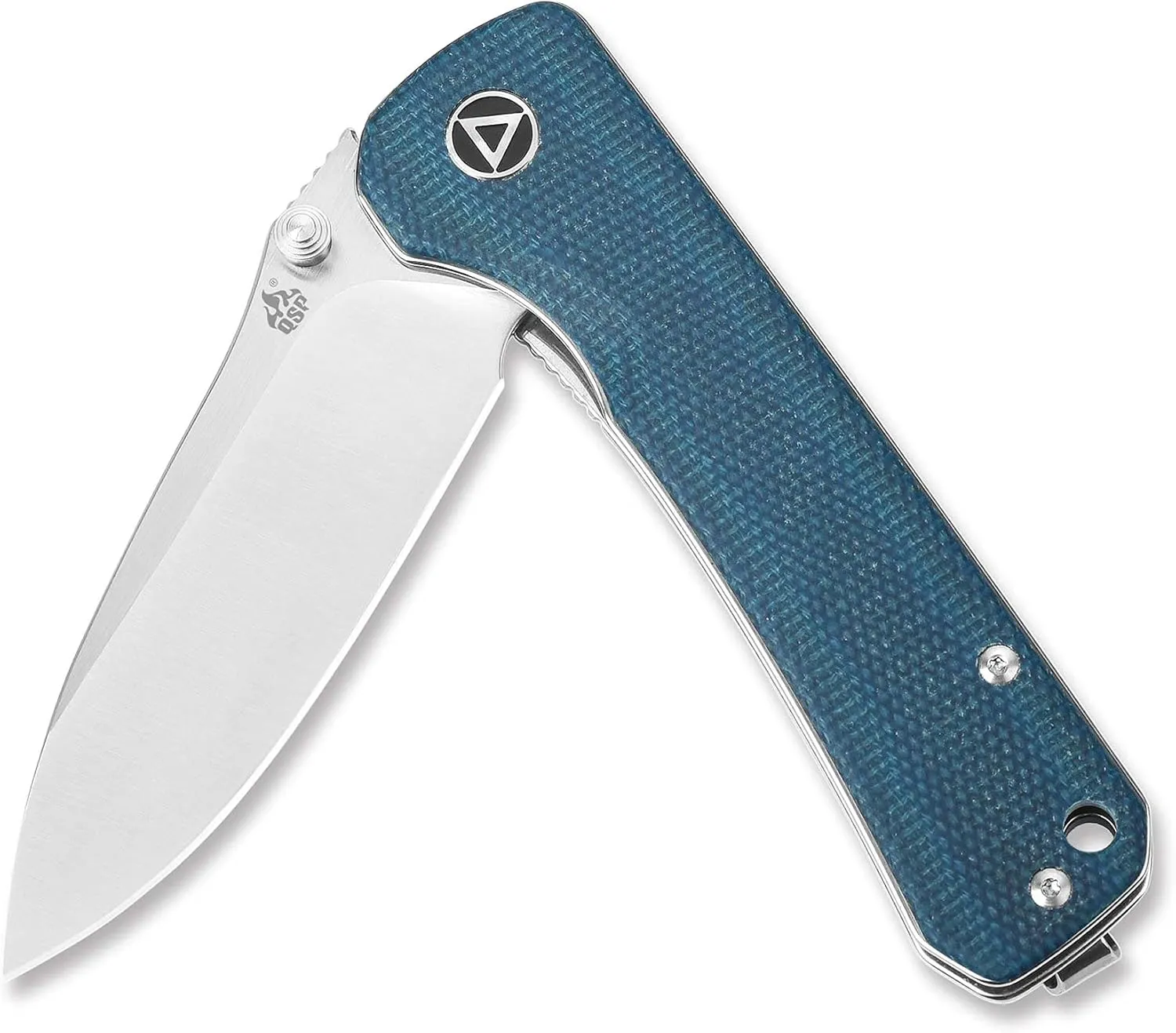 QSP Hawk Pocket Knife, Sandvik 14C28N Blade, Micarta handle
