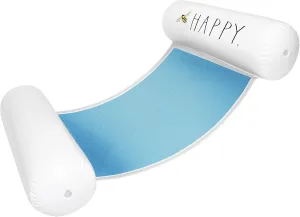 Rae Dunn x CocoNut Float Kids Hammock Floats - Kid Size Multi-Purpose Inflatable Drifter, Saddle Float & Lounge Chair - Versatile Ride-On for Summer & Swim Parties
