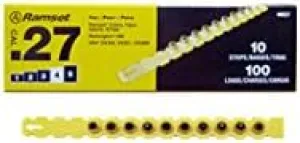 Ramset 4Rs27 Box Of 10 #4 "Yellow" 27 Cal Strip Loads(Sold By 2 Pack)