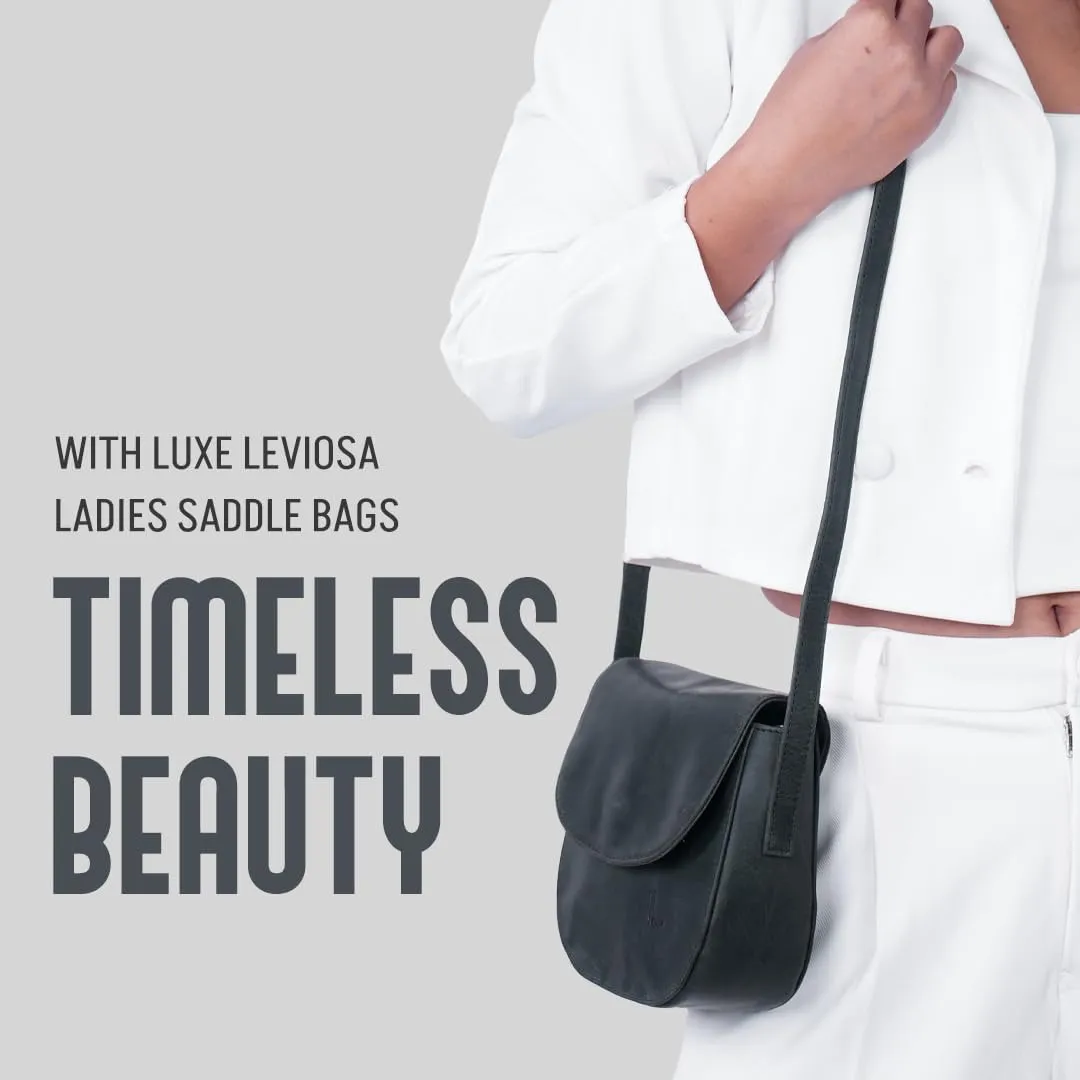 Real Leather Crossbody Bags for Women,Small Saddle Cross Body Sling Purse and Cross Over Handbags