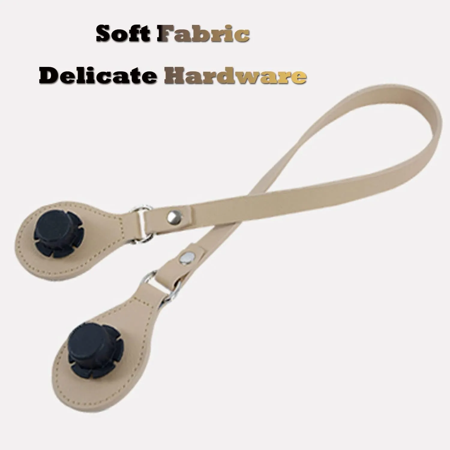 Replacement Bag Handle PU Straps - for Obag Canvas Rubber Bag EVA Tote Handbags Repair Classic Purse Accessories