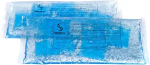 Reusable Gel Hot Cold Packs - Patented, Long-Lasting Ice & Heat Therapy - for Pain, Injuries & Coolers (2 Pack)