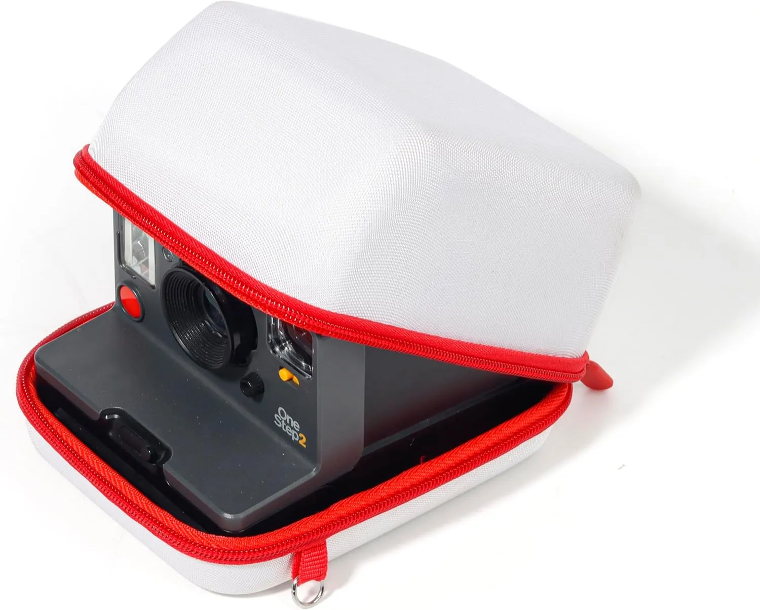 Rieibi Hard Case for Polaroid OneStep 2/OneStep /Now/Now  - EVA Cloth Protective Bag for Polaroid One Step 2/One Step  Plus/Now/Now  Plus Instant i-Type Camera - Red and White, Red White