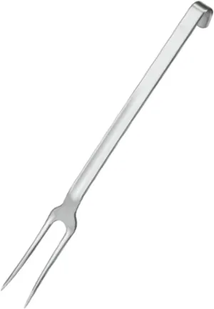 Rosle Roasting Fork, Hook Handle, Stainless Steel