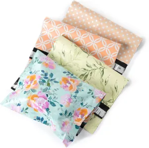 RUSPEPA Poly Mailers Shipping Bags Pretty Thick Self Adhesive Mailing Envelopes, 10x13 inches, 40 Pack - Spring