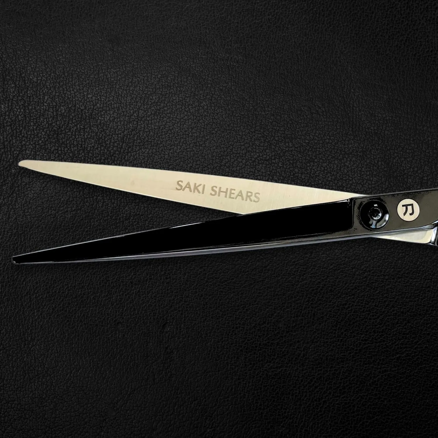 Saki Shears Katana Hair Cutting Scissors for Professionals - Japanese Hair Shears with Black Finish