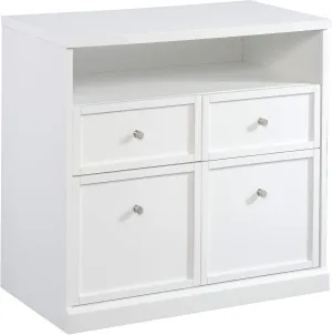 Sauder Craft Pro Series Storage Cabinet/ Pantry cabinets, White finish
