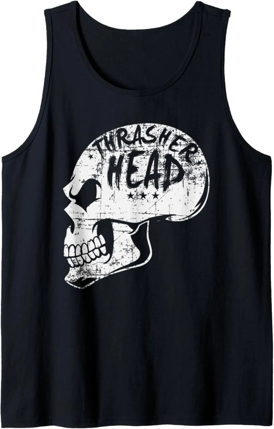 Skull Thrasher Head Tank Top