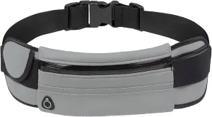 Slim Running Belt, Waterproof Fanny Pack for Men,Phone Holder for Running,Reflective Waist Bag for Women,Runners Belt Pouches for Men,Money Belt,Waist Pack Bag for Workout Camping Travel Running