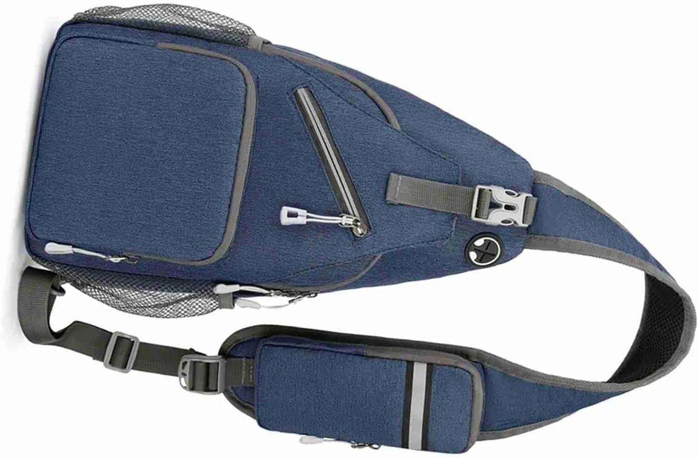 Sling Backpack,Crossbody Sling Bag Daypack Fanny Pack Cross Body Bag for Outdoors Hiking Traveling (Blue)