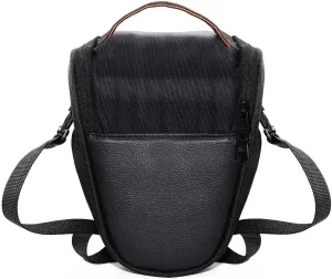 Small Camera Shoulder Bag – Waterproof, Adjustable Shoulder Strap, Compatible with DSLR/SLR and Mirrorless Cameras (Nikon, Canon, Sony) – Triangle Design Digital Camera Case