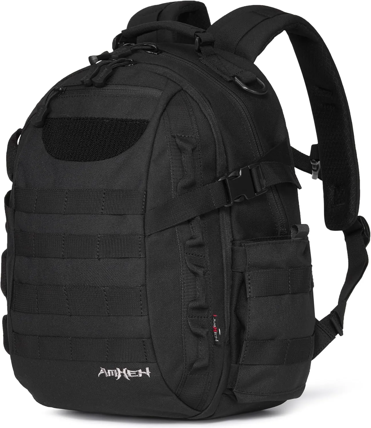 Small Tactical Military Backpack Day Assault Pack Edc Army Daypack Survival Molle Rucksack Bugout Emergency Go Bag 21L (Black)