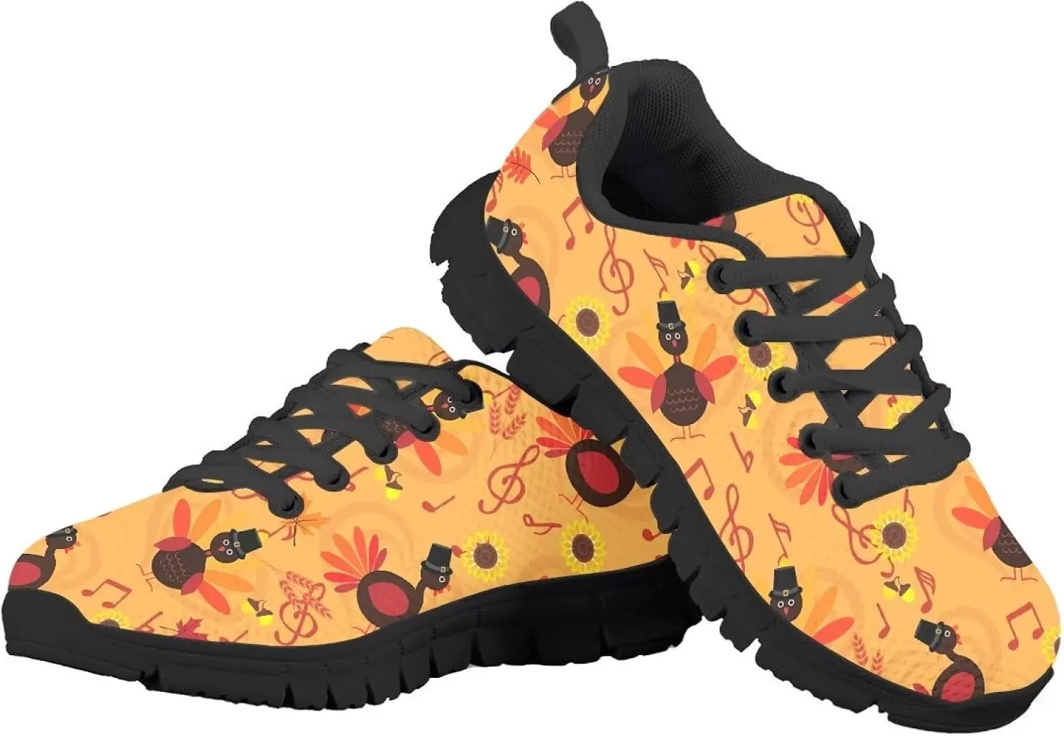 Sneakers Lace-up Lightweight Sport Shoes Casual Running Hiking Shoes for Boys Girls