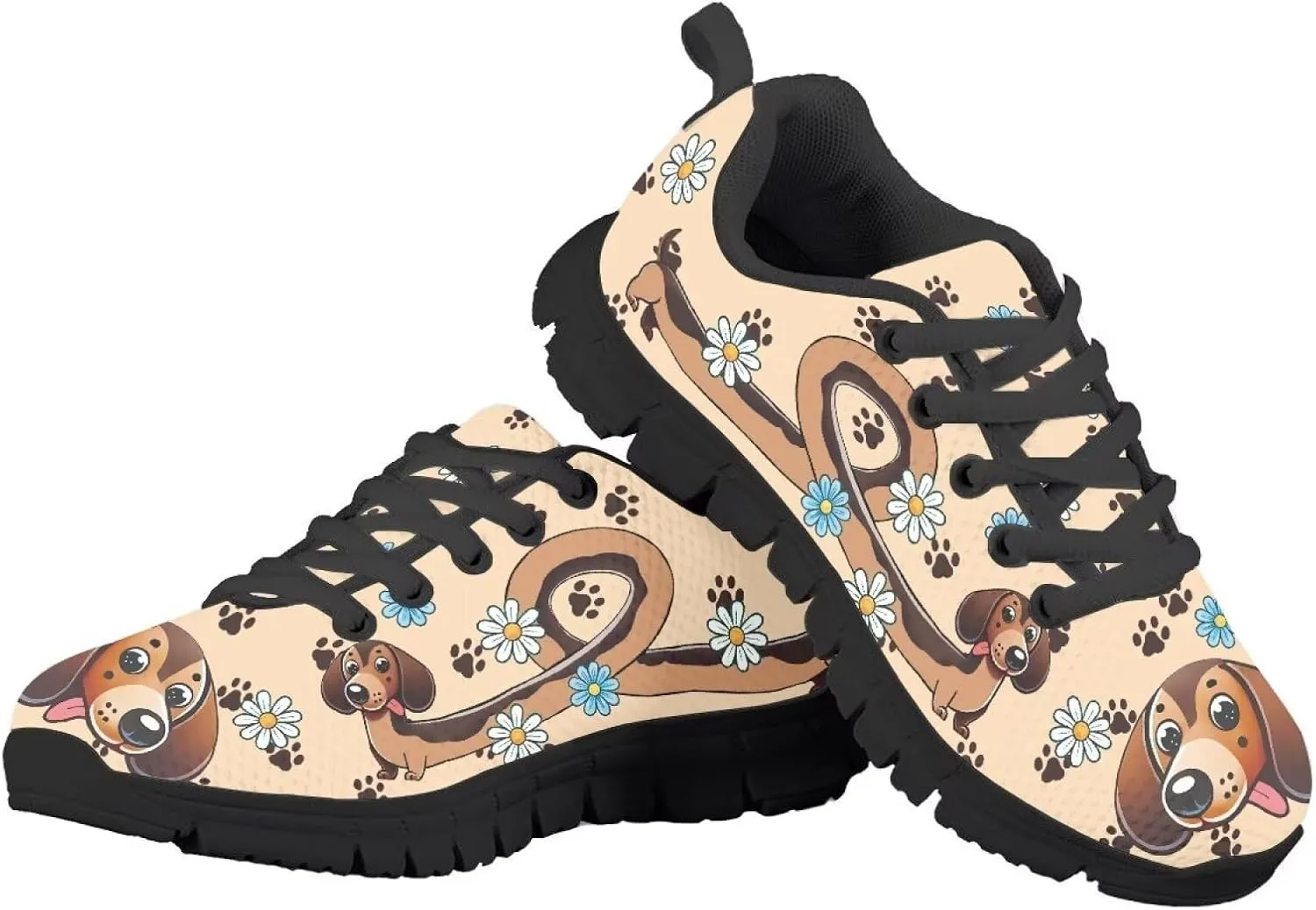 Sneakers Lace-up Lightweight Sport Shoes Casual Running Hiking Shoes for Boys Girls