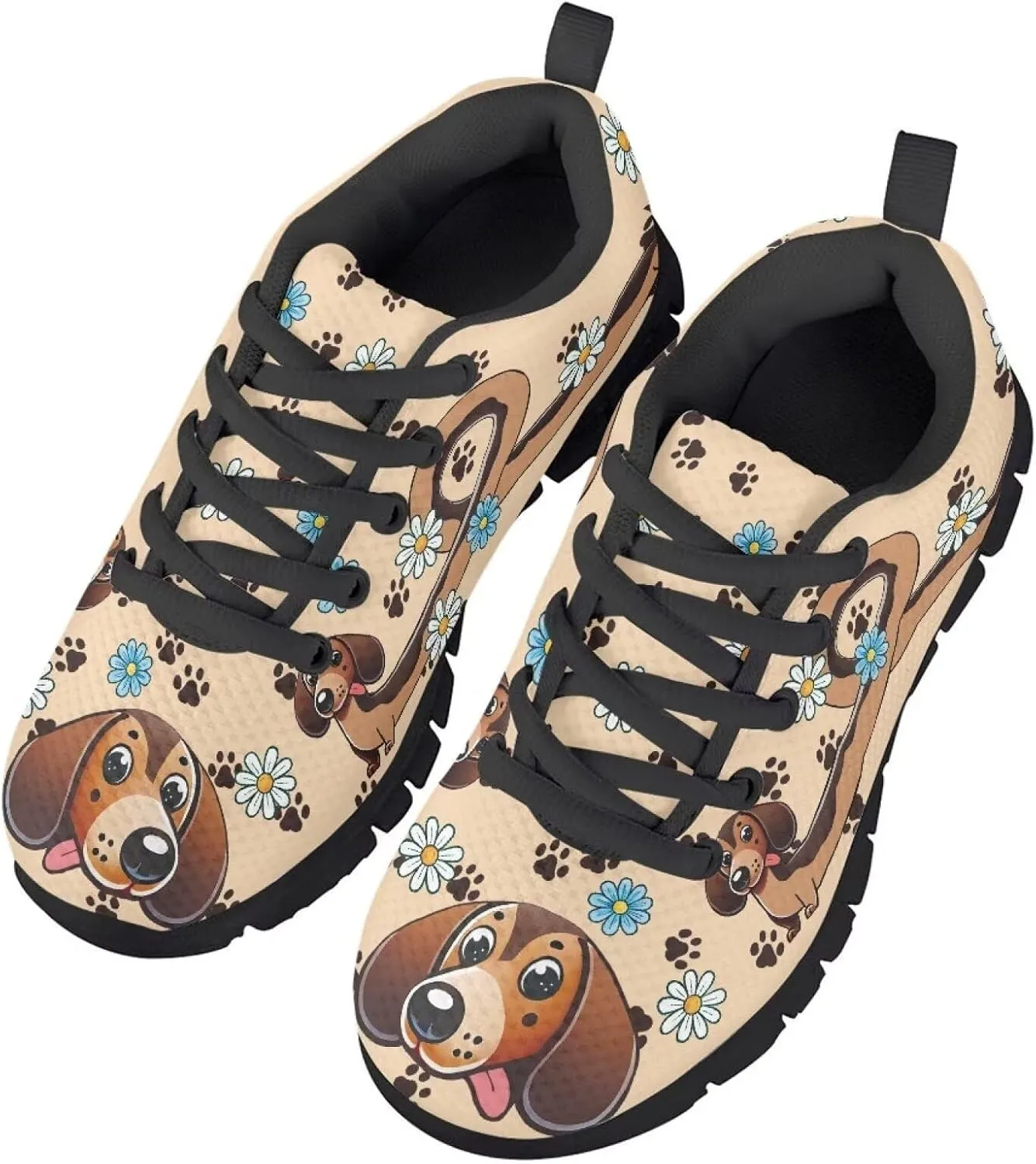 Sneakers Lace-up Lightweight Sport Shoes Casual Running Hiking Shoes for Boys Girls