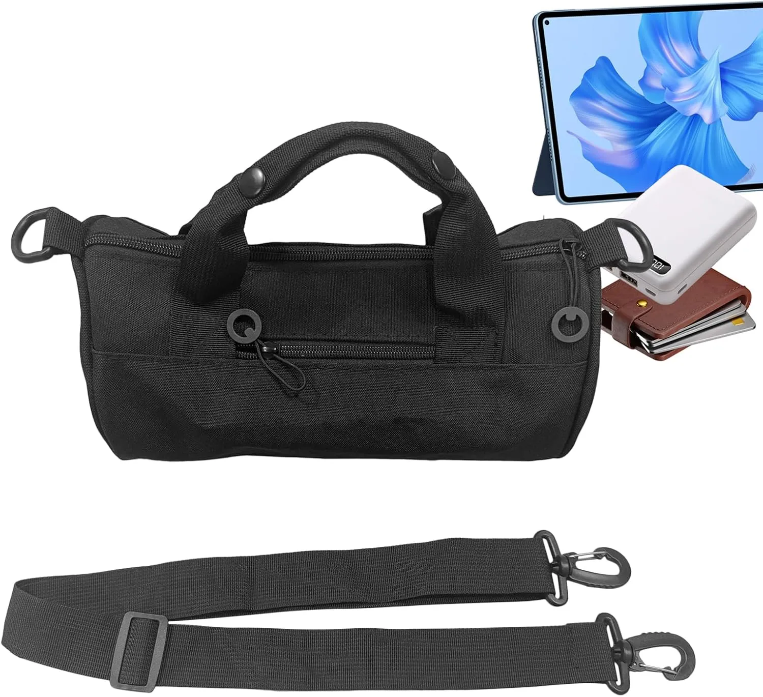Sports Duffels - Gym Bag - Gym Shoulder Bag Barrel Purse | Workout Storage Carrier Large Capacity with Adjustable Strap for Hiking, Dance, Yoga, Swim, School 28x15cm