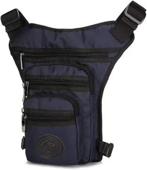Sports Thigh Waist Bag Fanny Pack Racing Tactical Drop Leg Bag Waterproof Motorcycle Outdoor Bag Travel Hiking Climbing Cycling Shoulder Portable Bags (Blue)