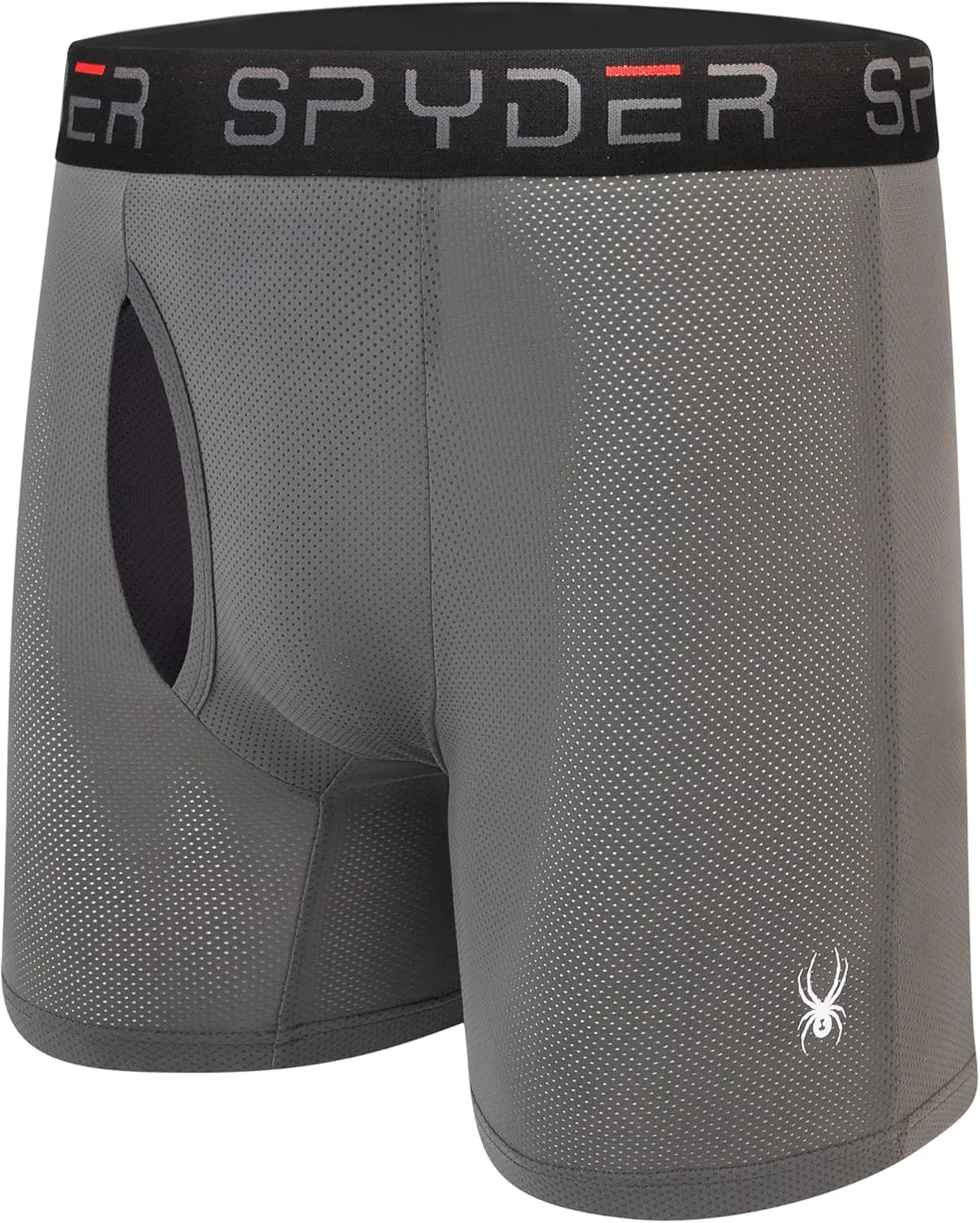 Spyder Performance Mesh Mens Boxer Briefs Sports Underwear/Fly Front