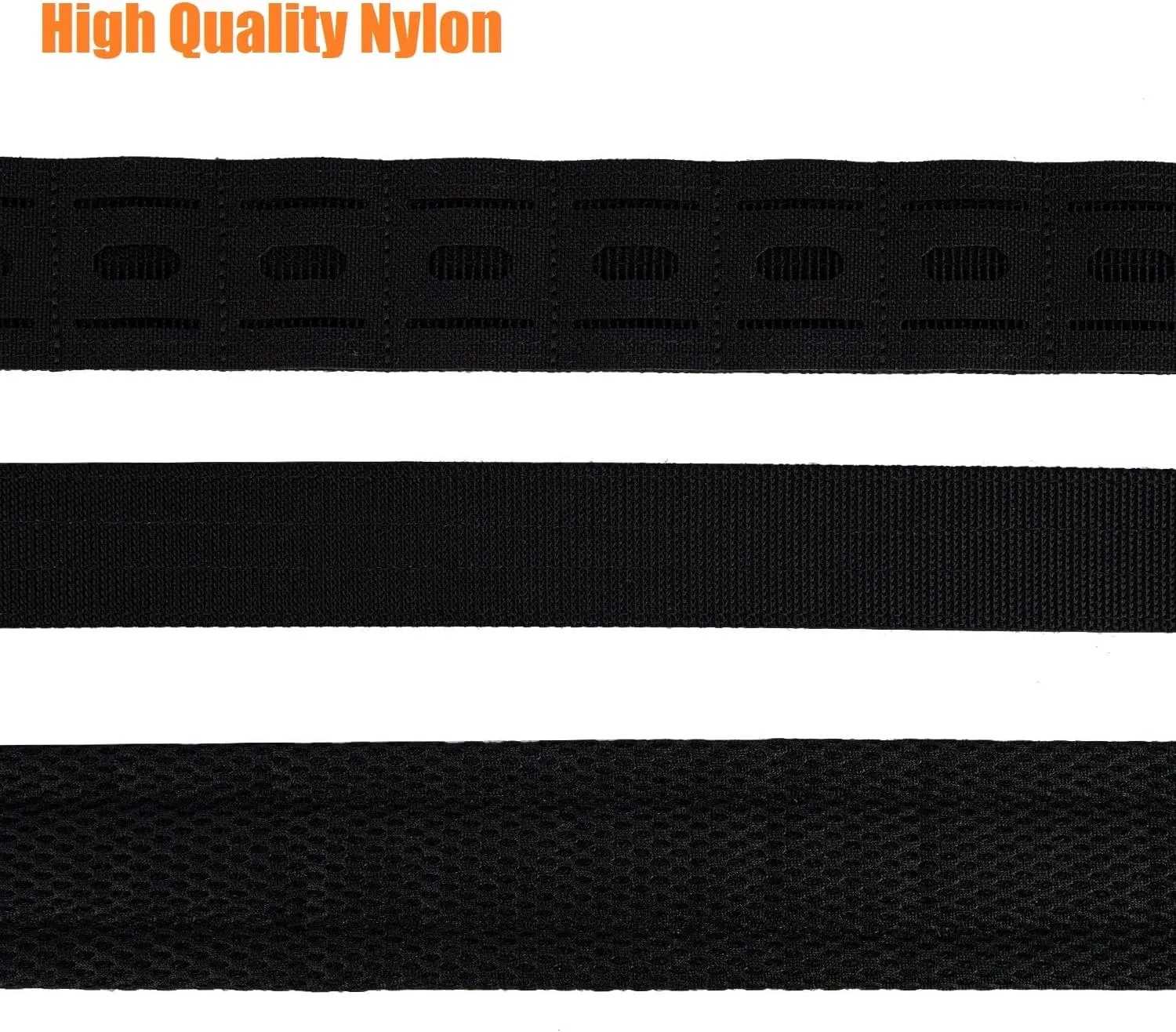 Tactical Battle Belt 2" Quick Release MOLLE Combat Range Belt with 2 1/3" Back Pad 1.5" Underbelt