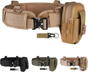 Tactical Battle Belt Set, Molle, Shooting, War Belt