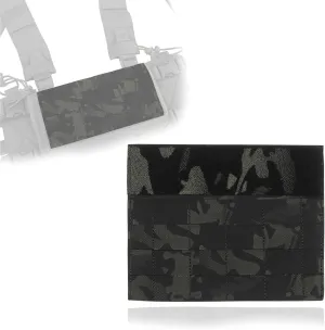 Tactical Full MOLLE Panel Micro Fight Chassis Hanging Panel for MK3 MK4 Chest Rig Hunting Vest Front Magic Hook Sticker Cover