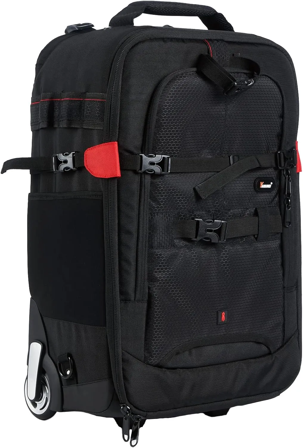 T&YFOTOP Trolley case Camera Bag Camera Backpack Waterproof Camera Bag Anti Theft Nylon Camera Case Fits for 15" Laptop Travel Day-Pack for Unisex Phot (X-Small, Black)