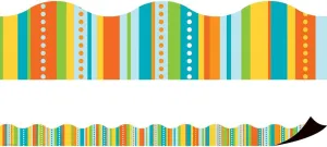 Teacher Created Resources Zany Stripes Magnetic Border (77130)