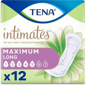 TENA Sensitive Care Pads, 54268, Maximum Absorbency, Long, Pack of 12