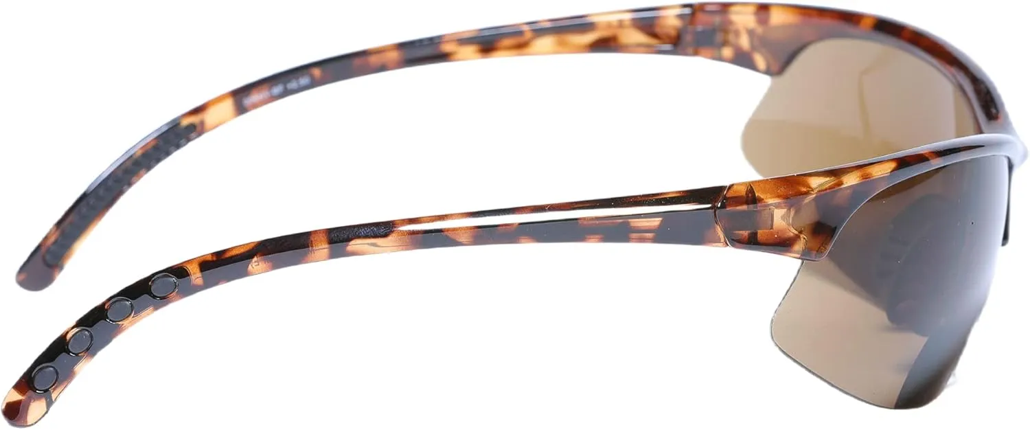 'The Wind Breaker' Lightweight Sport Wrap Polarized Bifocal Sunglasses for Men and Women