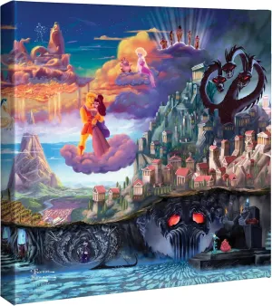 Thomas Kinkade Disney Hercules Gallery Wrapped Canvas (14x14)