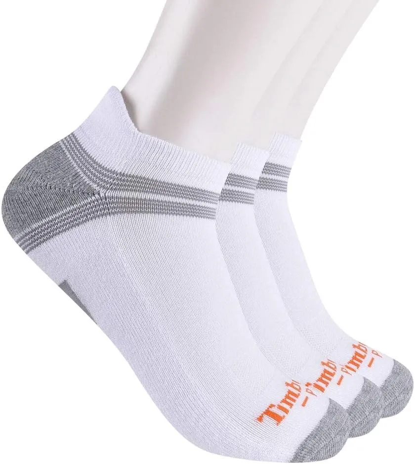 Timberland PRO Men's 3-Pack Power Train Low Cut Ankle Socks