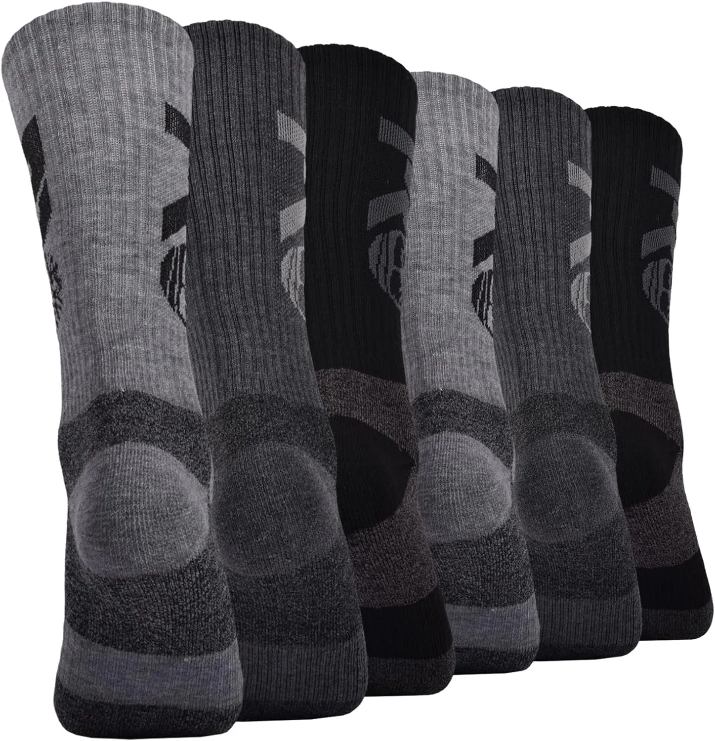 Timberland PRO Men's 6-Pack Crew Socks